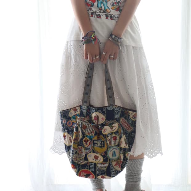 [Hysteric Mini] Patchwork Denim Tote Bag