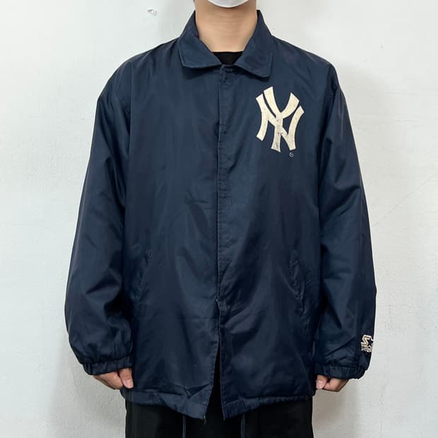 MLB 뉴욕양키스 로고 코치자켓
