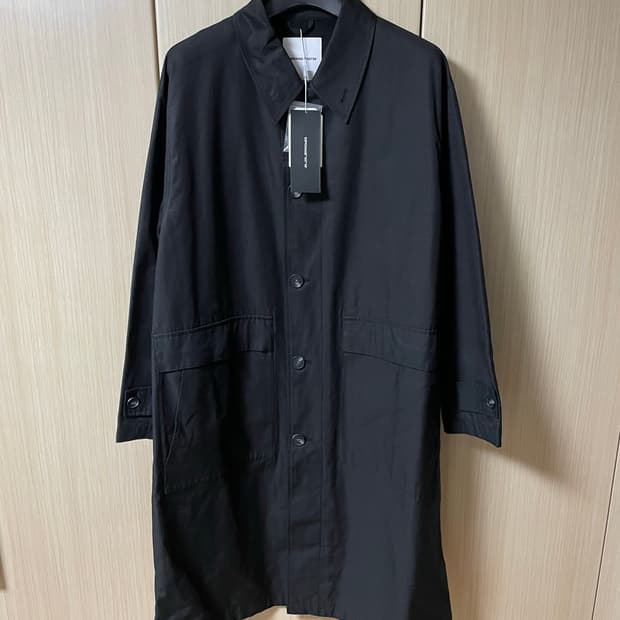 [XL] 에스피오나지 와이드 싱글 트렌치 코트 블랙(✨새상품)