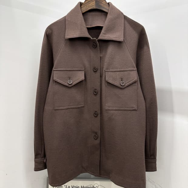 WOOL SHIRT JACKET (L)