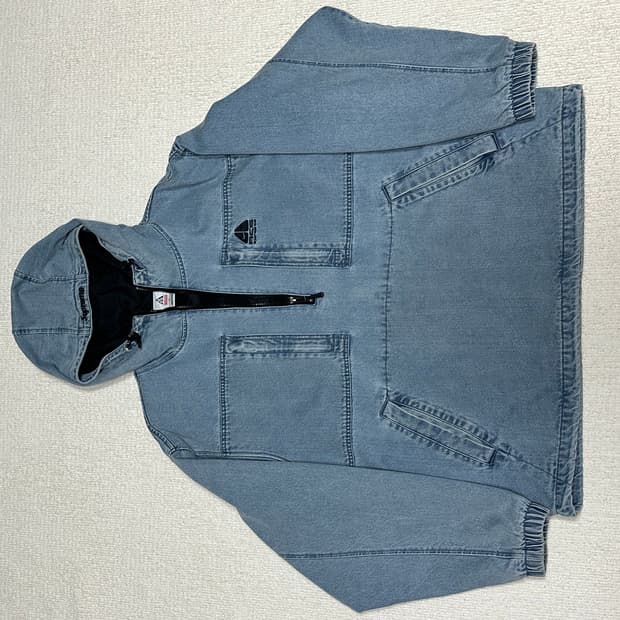 슈프림X나이키 ACG 데님 풀오버 아노락