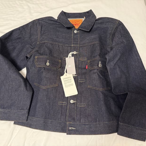  리바이스 LVC / 1953 타입 II 자켓 ORGANIC RIGID 