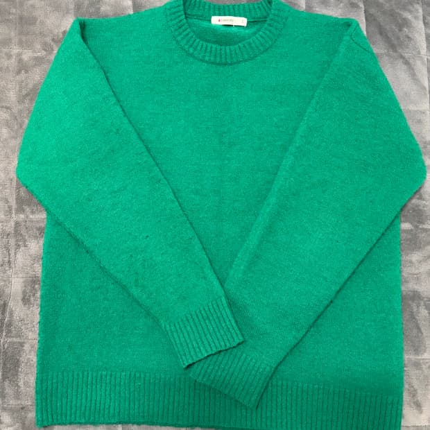 COMONINOZ 그린 니트 L