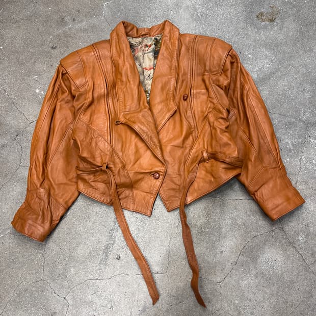 유럽 빈티지 ECHT 가죽 자켓 