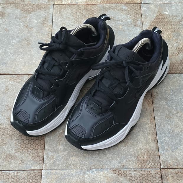 (235)나이키 m2k 테크노 블랙 오일 그레이