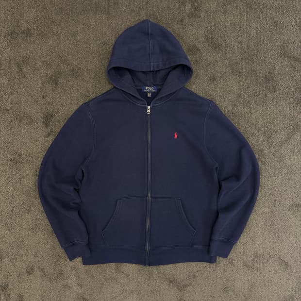 폴로 랄프로렌 네이비 후드집업 18-20XL 