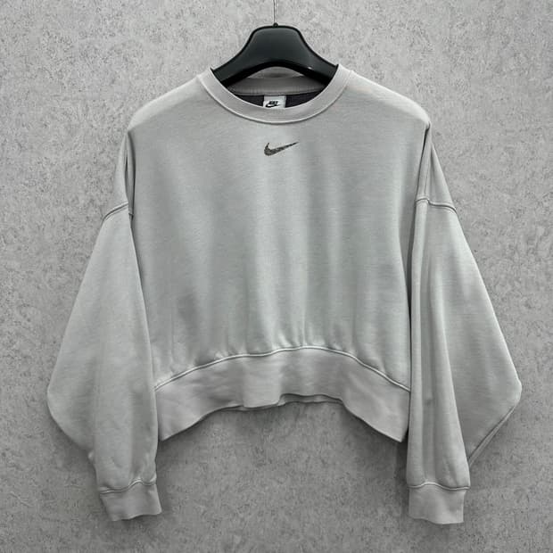 95 나이키 여자 루즈핏 크롭 맨투맨