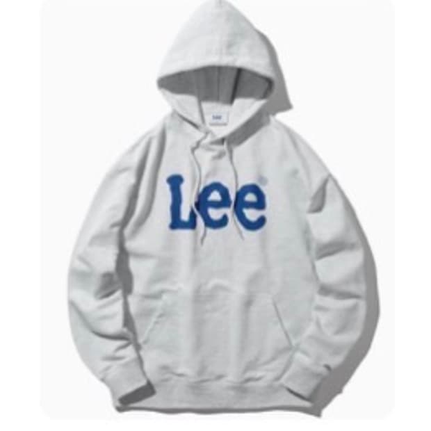 Lee 멜란지 블루 후드
