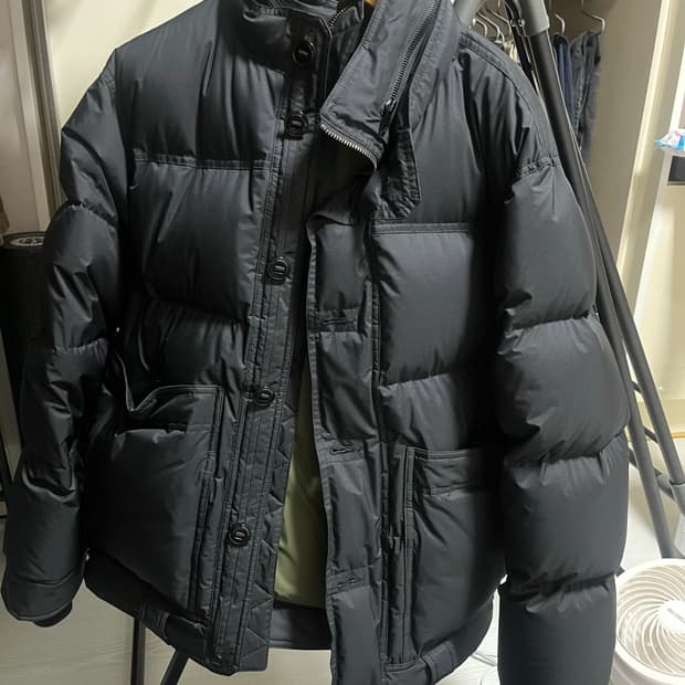 이스트로그 하이커패딩 블랙 s