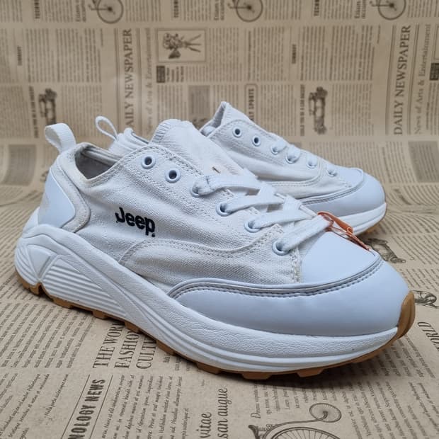 Jeep 캔버스 운동화 화이트 스니커즈 250
