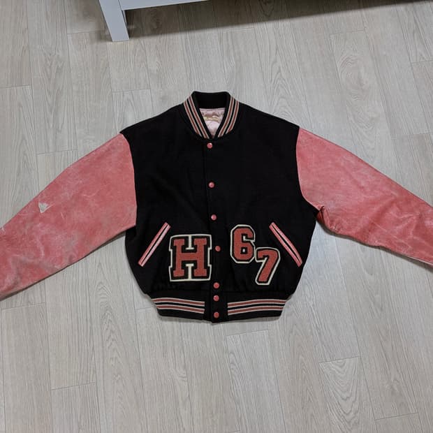 [100] 빈티지 바시티 자켓