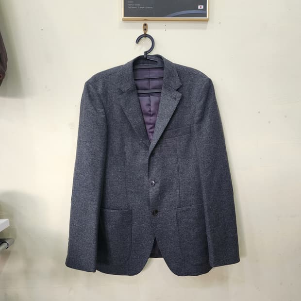 [S] DKNY 울 블레이저 자켓 (차콜 그레이)