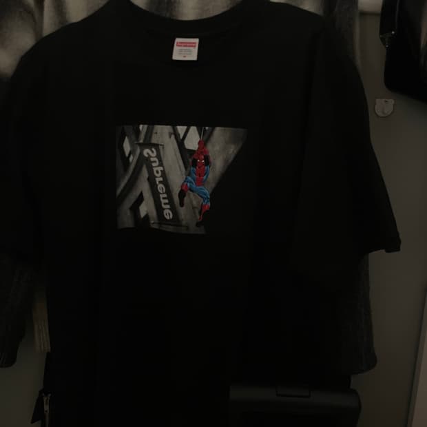 (제시🚨) 슈프림 X스파이더맨 콜라보 반팔티