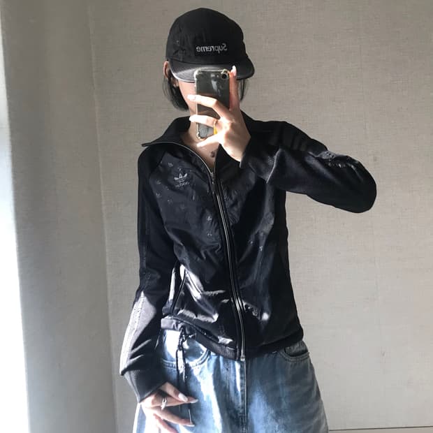 아디다스 블랙 실버 져지