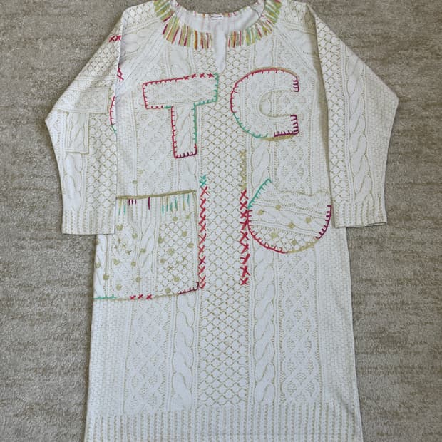 츠모리 치사토 슬립 홈 웨어 라인 잠옷 파자마 