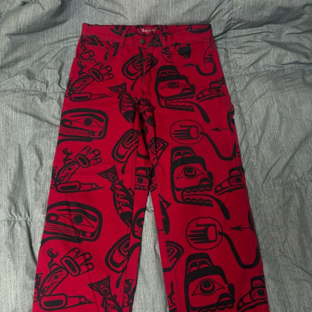 슈프림 19fw painter pants