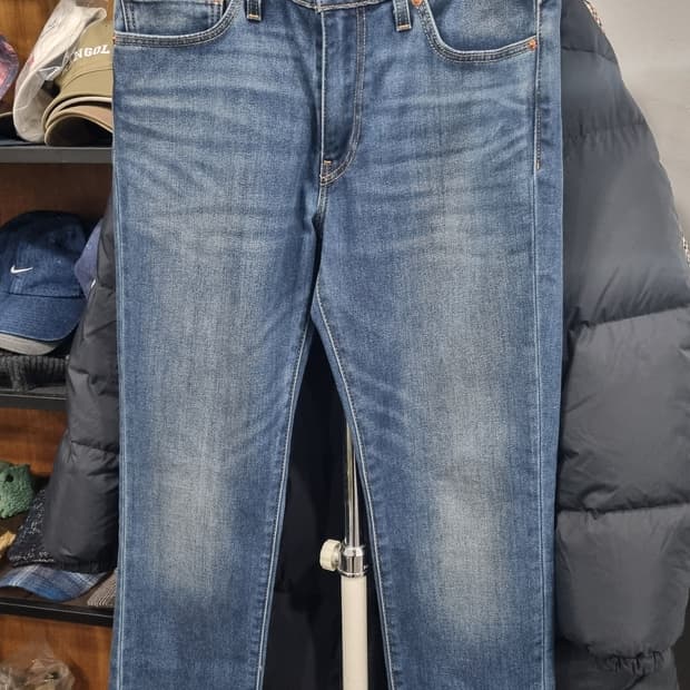 리바이스 슬림 추동용 프리미엄 남성청바지 32size 두번입음