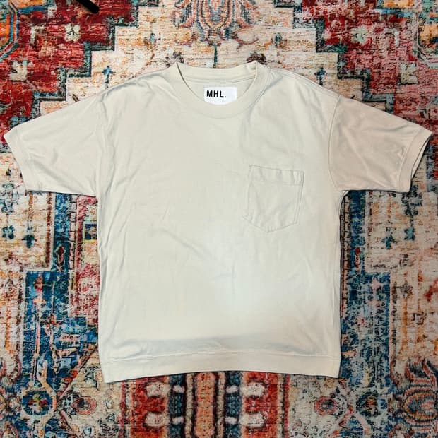 [M] 마가렛 호웰 MHL 포켓 반팔 티셔츠