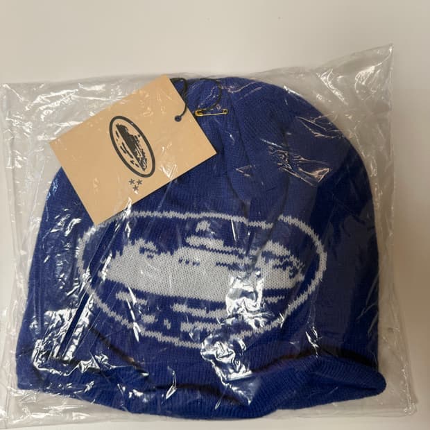 코르테이즈 corteiz 알카트라즈 스컬리 비니 블루