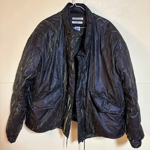 CRINKLE DOWN PUFFER (GREEN)