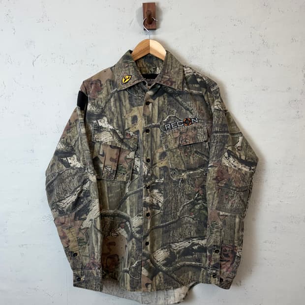 빈티지 트리카모 컴뱃 워크셔츠