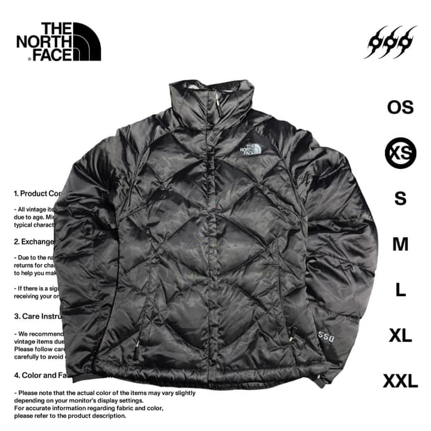 노스페이스 벨벳 550필파워 XS사이즈 패딩