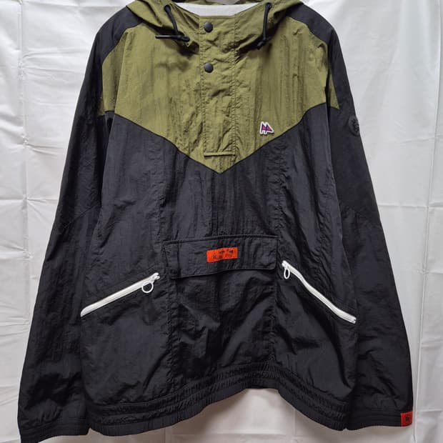 더블 플래그 아노락 바람막이 