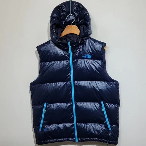 (105) 노스페이스 구스다운 베스트 600 거위털 패딩조끼 