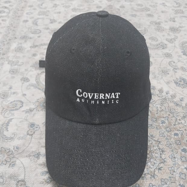COVERNAT 커버낫 흑청 데님 볼캡