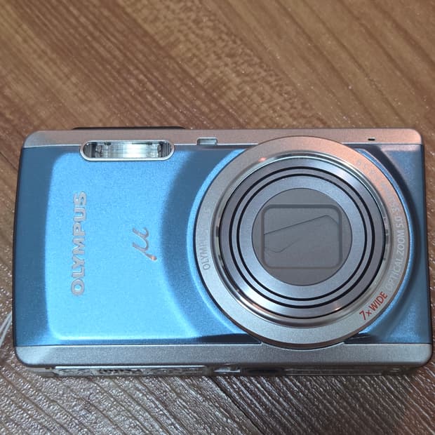 올림푸스 뮤 7040 블루 빈티지 디카