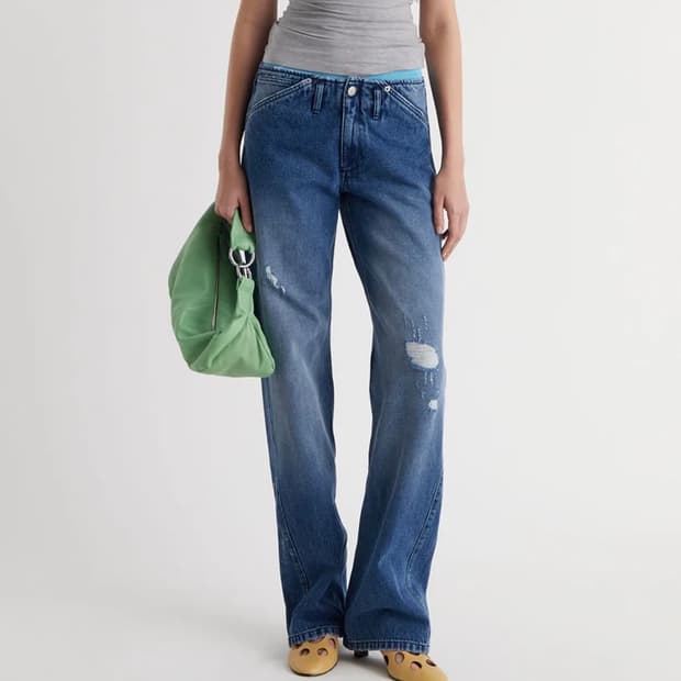 [34,36,38]팔로마울 Lonati 데님 팬츠