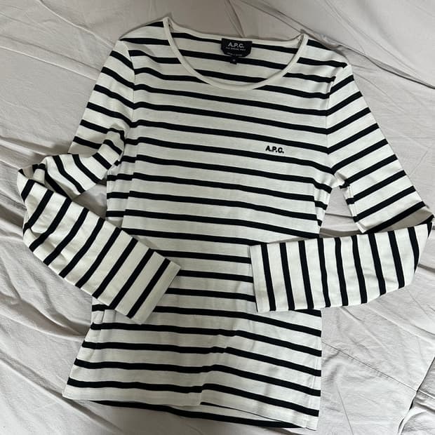 A.P.C. (아페쎄) 정품 슬리브 티셔츠 M (1회 착용)