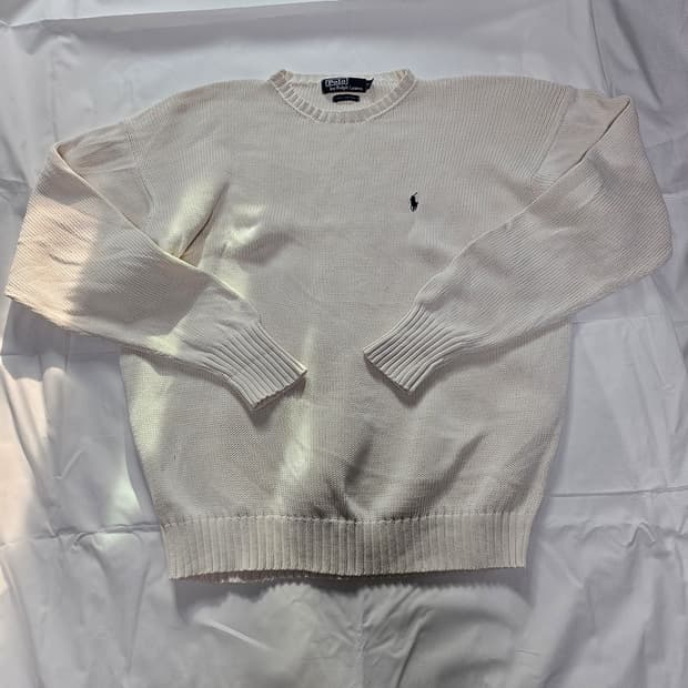 폴로 랄프로렌 라운드넥 오버핏 면 니트