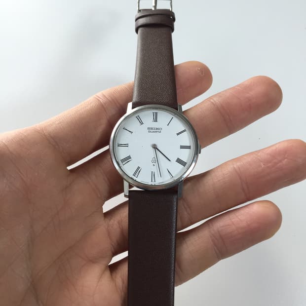 80s seiko chariot roman index quartz