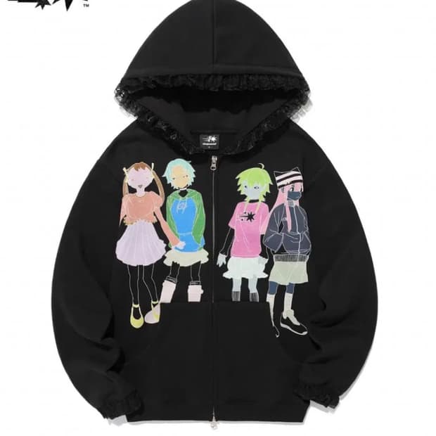 나이스고스트클럽 엔젤 레이스 후드집업