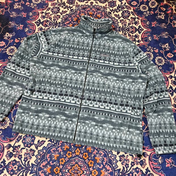 컬럼비아 노르딕 체크 플리스자켓 2XLsize