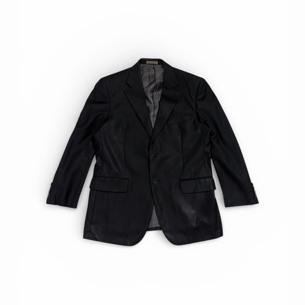 지방시 스트라이프 블랙 자켓