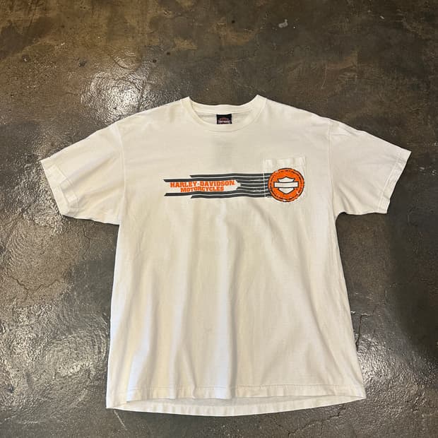 Harley Davidson 할리 데이비슨 포켓 티셔츠 L