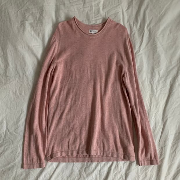 GAP 핑크 라운드 니트