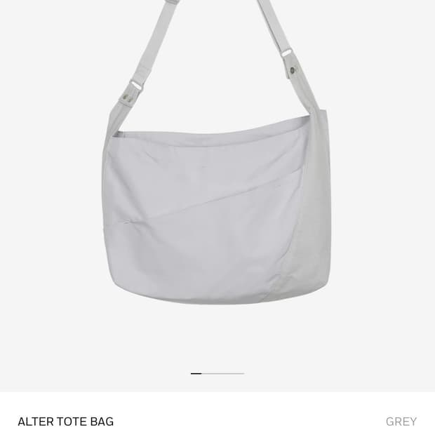 산산기어 ALTER TOTE BAG 그레이 판매합니다