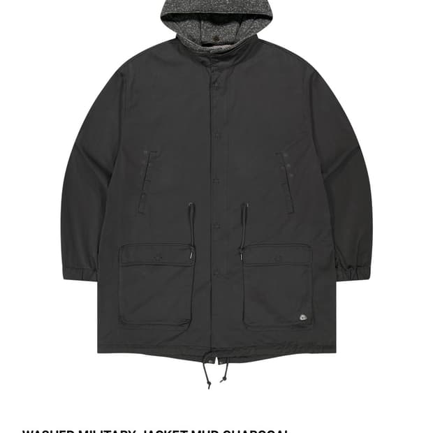 코이세이오 밀리터리 야상 머드 차콜