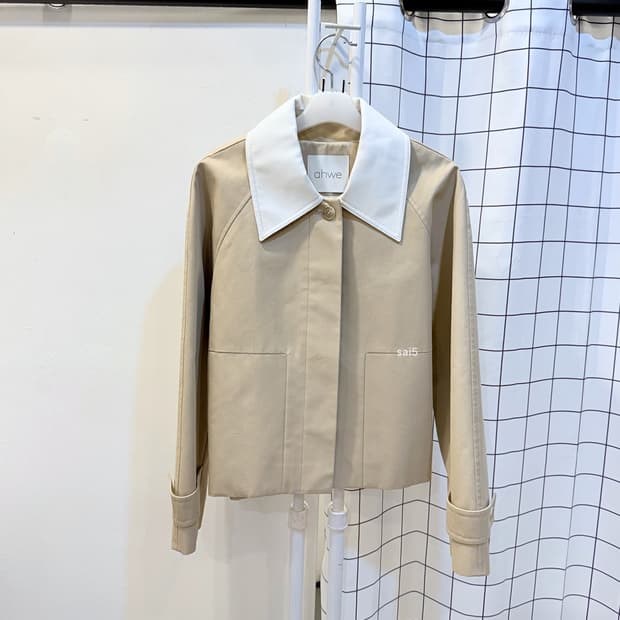 아위 레더카라 자켓