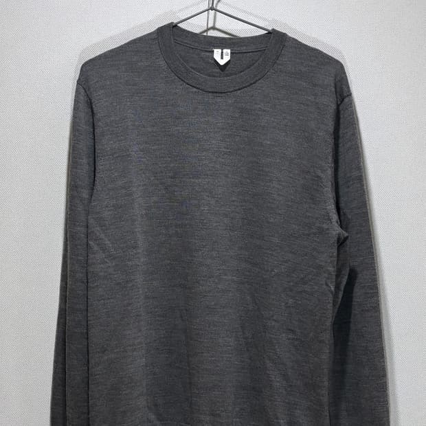 택포/S급) 아르켓 울 그레이 니트 스웨터