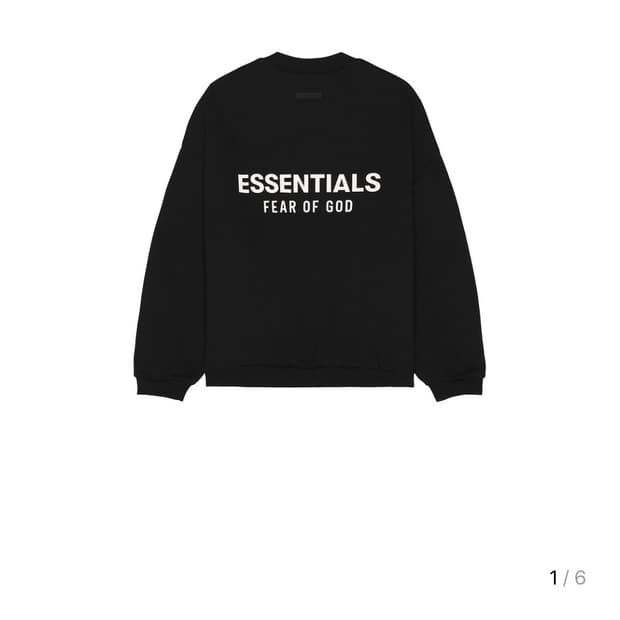 피오갓 에센셜 플리스 크루넥 맨투맨 L