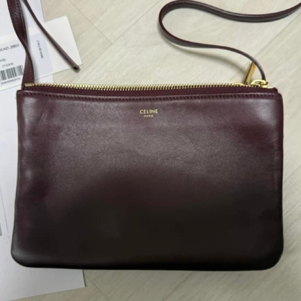 셀린느 트리오백 버건디