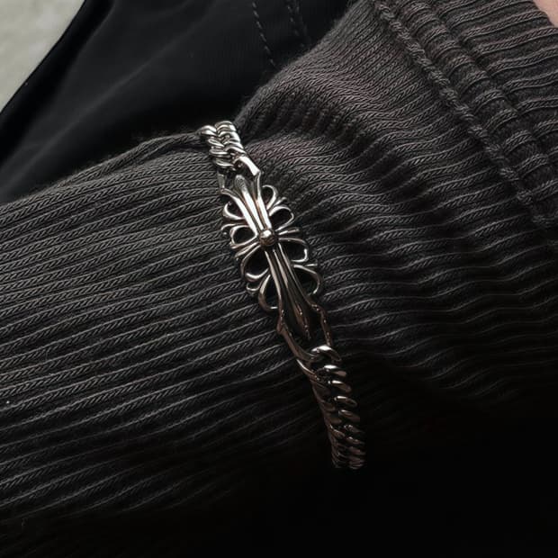 에스닉 엔틱 오발 팔찌