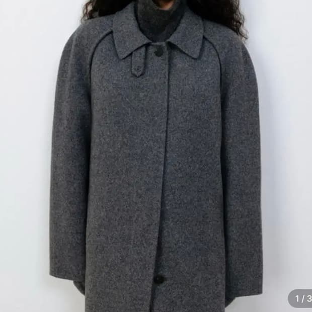 le17septembre 래글런 하프 핸드메이드 코트