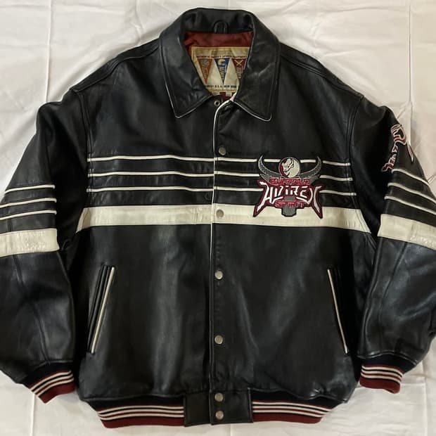 아비렉스 구형 레더 바시티