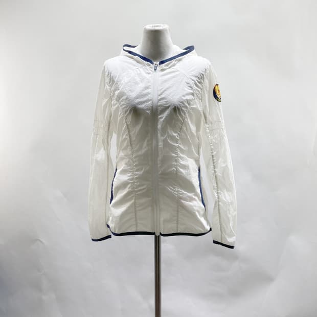 팜스프링스 여성후드경량바람막이 화이트 95