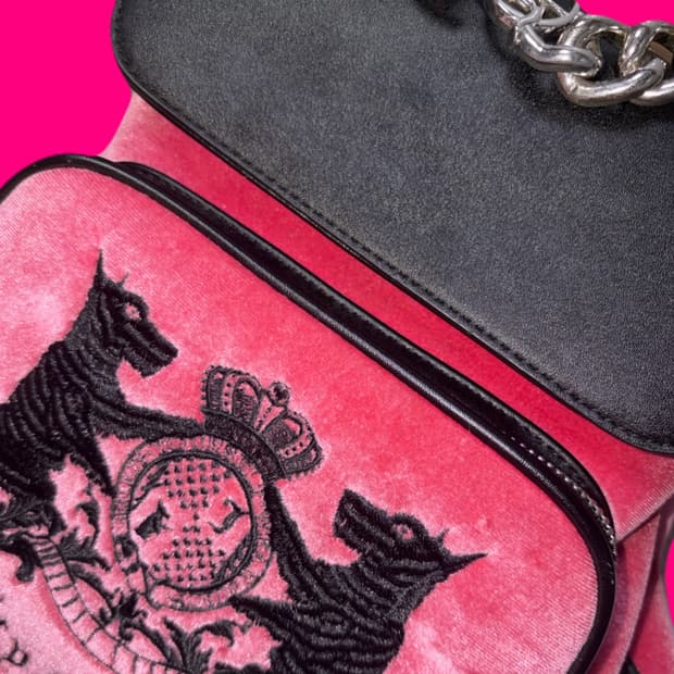 Juicy Couture terry backpack pink